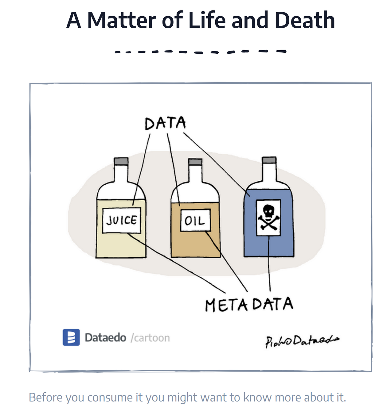 Difference between Data and Metadata by singlequote.blog.