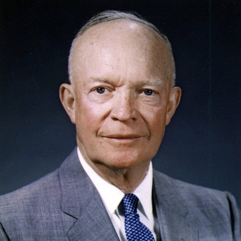 President Eisenhower. 